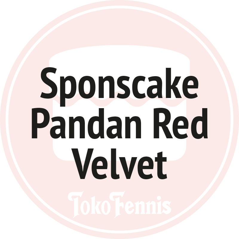 Sponscake Pandan - Red Velvet